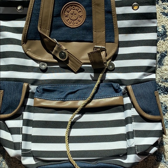 Canvas back pack - Picture 4 of 4